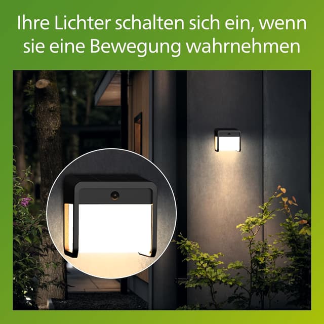 Thumbnail 5 de PHILIPS Ezra Solar-Wandleuchte 3000K Außen