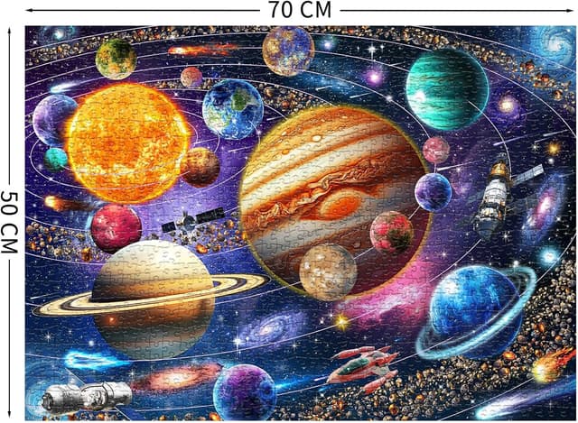 Thumbnail 1 de HUADADA Puzzle 1000 Teile Sonnensystem