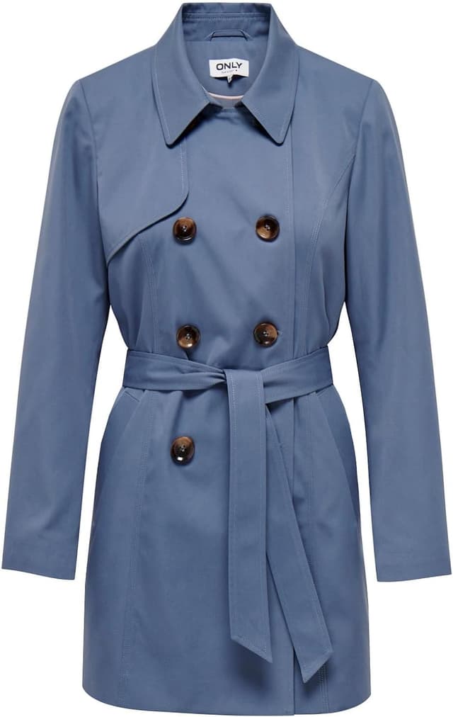 Detalle de ONLY Damen Trenchcoat ONLVALERIE mit Gürtel und Futter