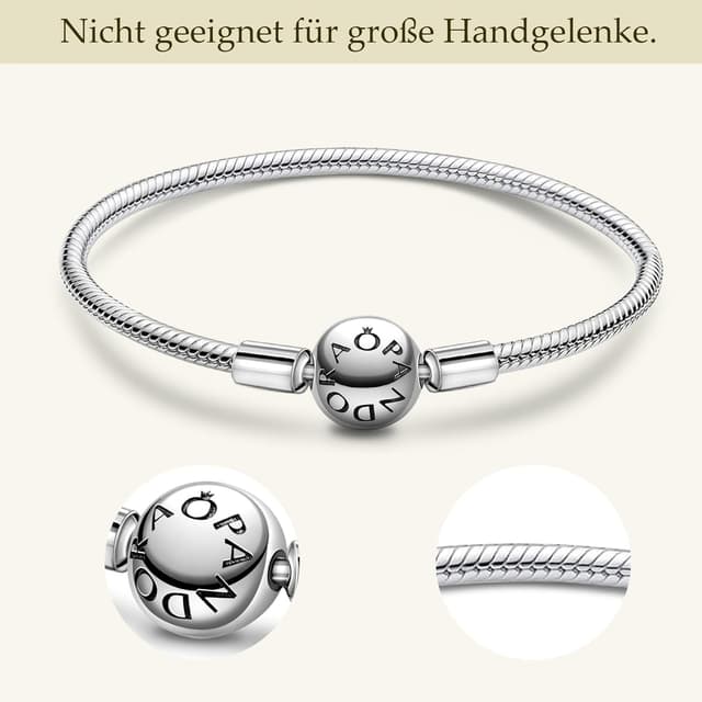 Detalle 2 de Sterling Silber 925 Charm Armband für Damen