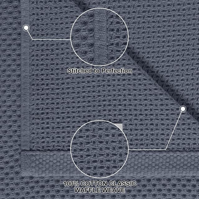 Thumbnail 1 de Homaxy 100% Cotton Towels, 12x12 & 13x28 in ⚙