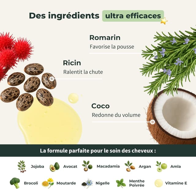 Thumbnail 3 de BIONOBLE Huile de Romarin pour cheveux 50 ml