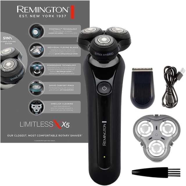 Detalle de Remington XR1755 rotary shaver with 360° PivotBall