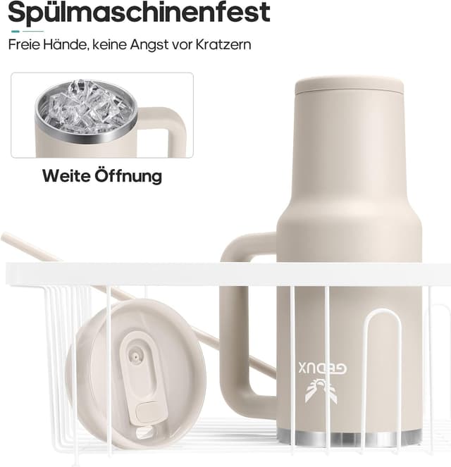 Thumbnail 4 de Gedux Trinkflasche mit Strohhalm 1.2L