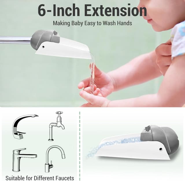 Detalle de COOSEYA 2-Step Stools for Kids (2-Pack) — Non-Slip Bathroom Sink Step Stool for Toddlers & Potty Training