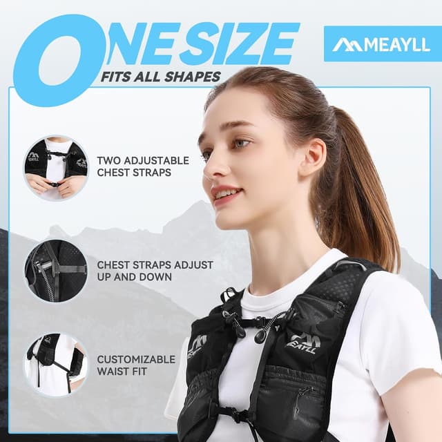 Thumbnail 1 de Meayll hydration running vest with 1L bladder