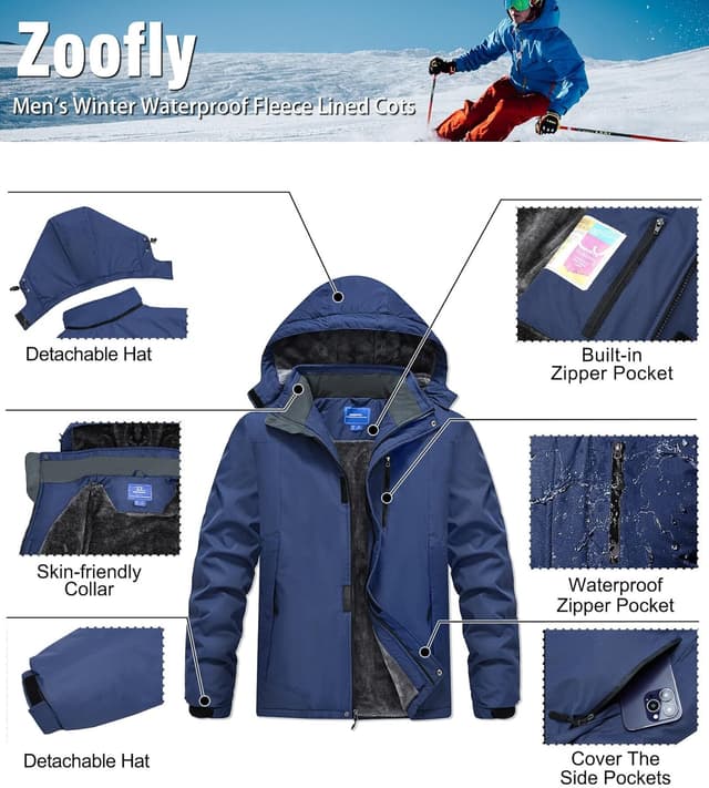 Detalle 1 de Giacca invernale Zoofly 10.000 mm