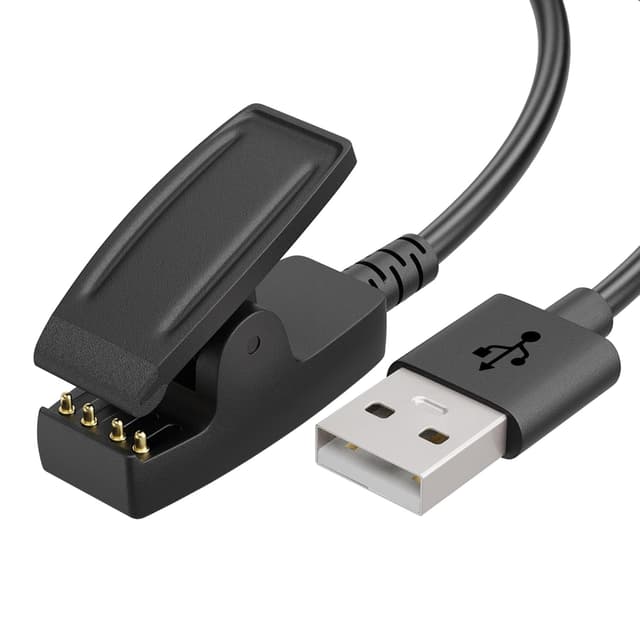 Detalle de TUCANA 2 Pack USB Charging Clip Sync Data Cable for Garmin watches & fitness devices (compatible listed models)