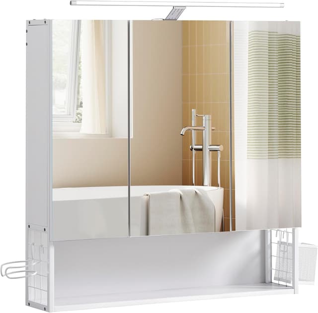 Thumbnail 6 de VASAGLE BBK124Y01 Armadietto bagno 14,5x70x70 cm