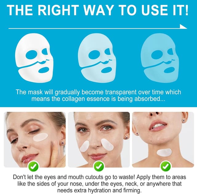 Thumbnail 1 de Collagen Mask Mascarilla de Colágeno 8PCS