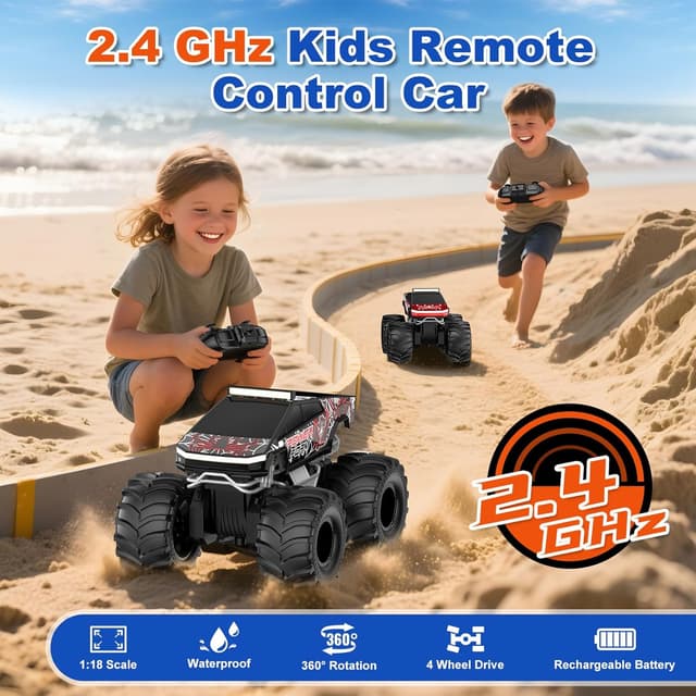 Thumbnail 2 de Amphibious Remote Control Car 1:18 RC truck
