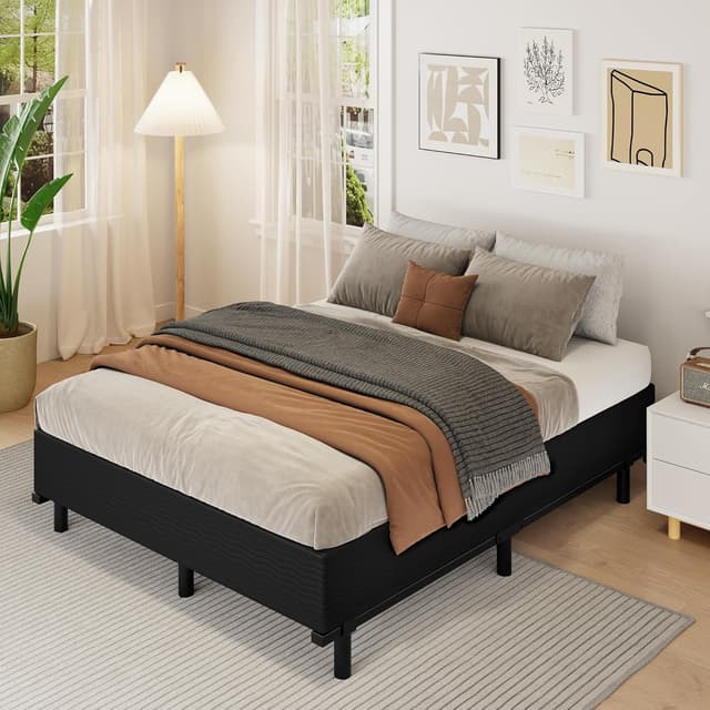 Thumbnail 6 de Mashomdec Full Size 10 Inch Heavy-Duty Metal Box Spring (up to 2500 lbs) with Noise-Free Frame and Removable Cover