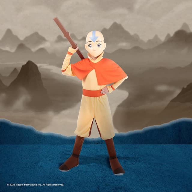 Thumbnail 5 de Avatar Aang Official Youth Deluxe Halloween Costume 🎭