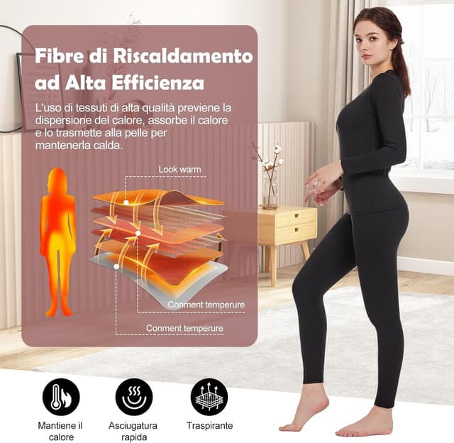 Thumbnail 2 de TBoonor Intimo Termico Donna 90% Poliestere