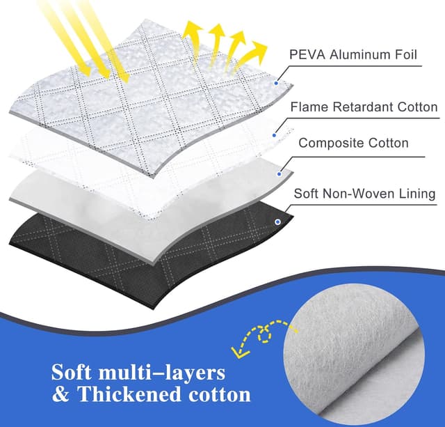 Thumbnail 3 de Car Windscreen Cover 140x90 cm for Snow and Sun