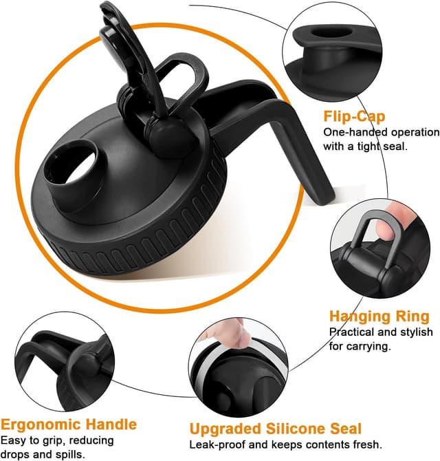 Thumbnail 2 de 64oz Glass Pitcher with Lid Mason Jar