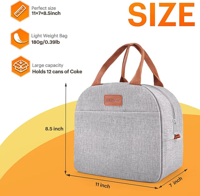 Detalle 2 de Insulated Lunch Bag Small, Leakproof Cooler
