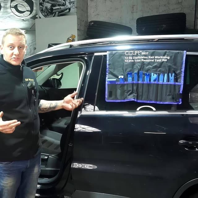 Detalle de CCLIFE 12-tlg. Auto Demontage-Werkzeug-Set für Innenverkleidung & Zierleistenkeile