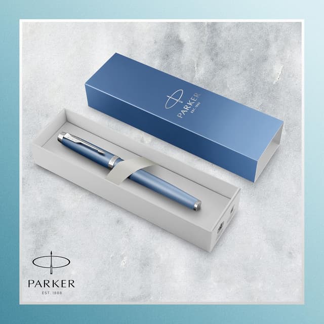 Thumbnail 5 de Parker IM Writing Rituals Stylo plume bleu