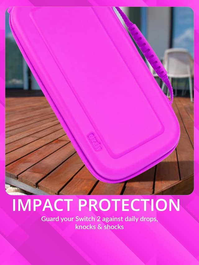 Detalle de Orzly Tragetasche für die Nintendo Switch 2 (2025) – Hartschalenetui mit Displayschutz und Organizer