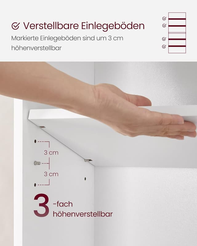 Thumbnail 6 de VASAGLE Bücherregal 6 Ebenen 160,7 cm