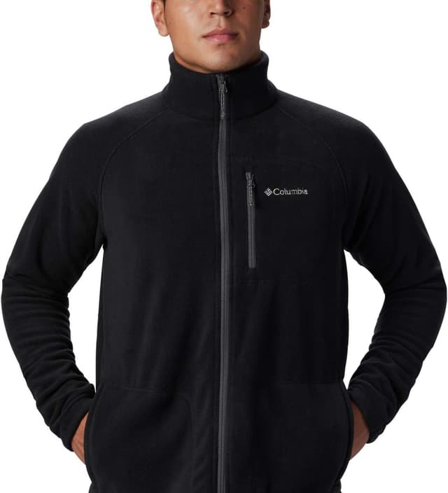 Detalle de Columbia Fast Trek II Fleece-Reißverschlussjacke für Herren (Full Zip) aus 100% Polyester-Mikrofleece