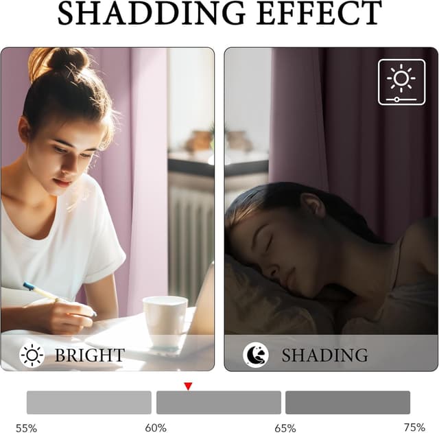 Detalle 1 de PONY DANCE Pink curtain 52 x 84 inch