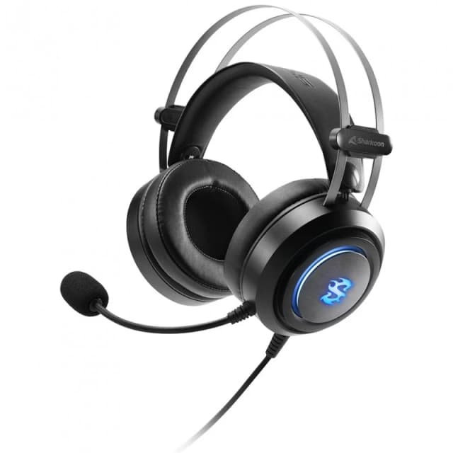 Detalle de Sharkoon Skiller SGH30 auriculares gaming 7.1 USB negros