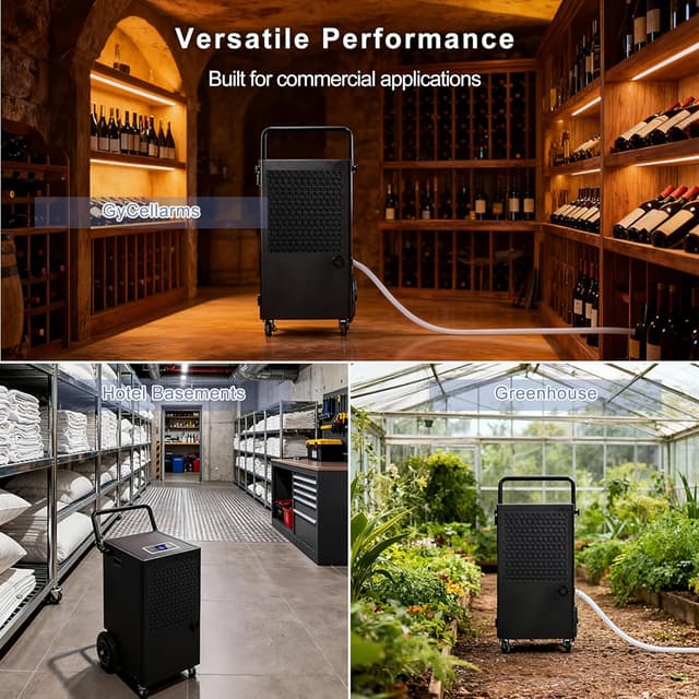 Thumbnail 6 de Katenpo Déshumidificateur Pro 90L/j pour grandes surfaces