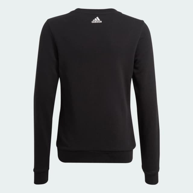 Detalle 2 de Sudadera Adidas Essentials Big Logo Cotton negra