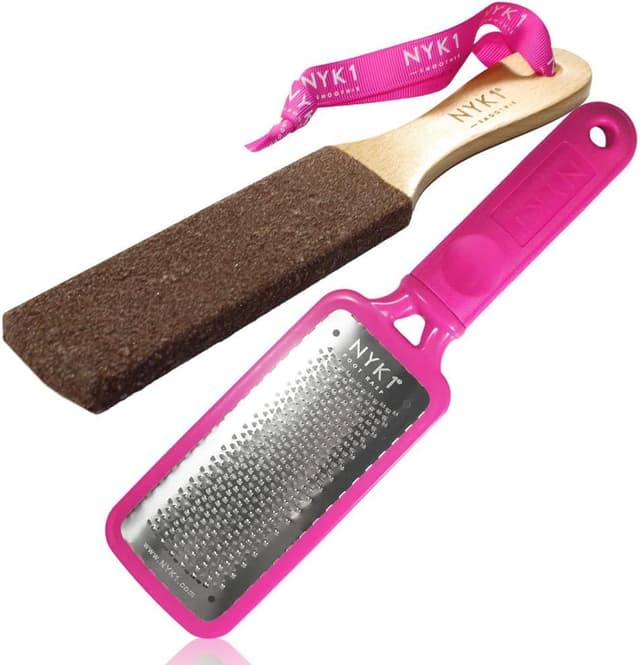 Detalle de NYK1 Pink MegaFile Foot File & Smoothie pedicure rasp bundle