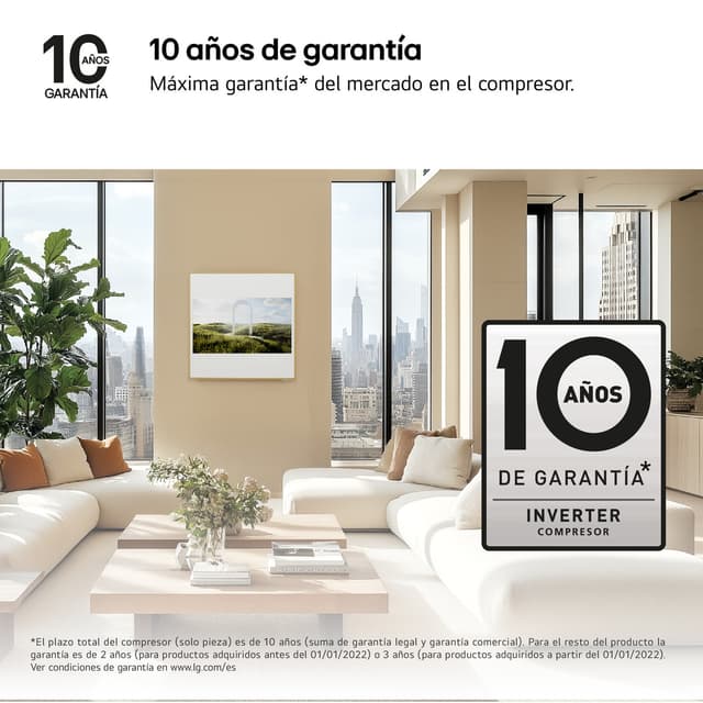 Detalle 1 de LG ArtCool Gallery Inverter 3010 frig/h
