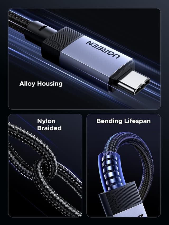 Thumbnail 4 de UGREEN USB C to USB-C 240W 1M cable