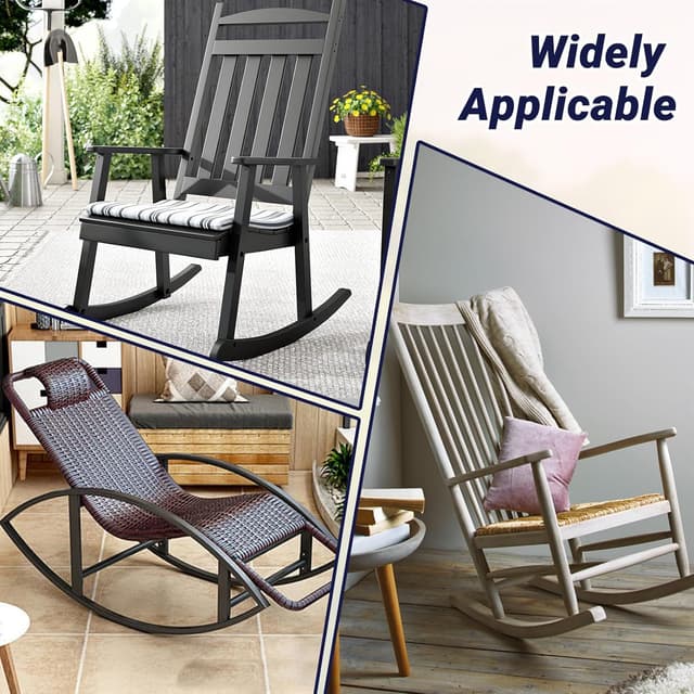 Thumbnail 6 de GOZYLA Replacement Cushions for Outdoor Furniture (Waterproof) – High Back Patio Chair Pads, 110 x 50 cm