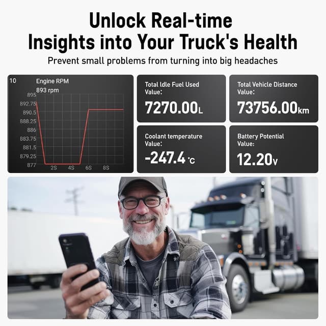 Thumbnail 4 de ANCEL HD110 Heavy Duty Truck Scanner with DPF Regen