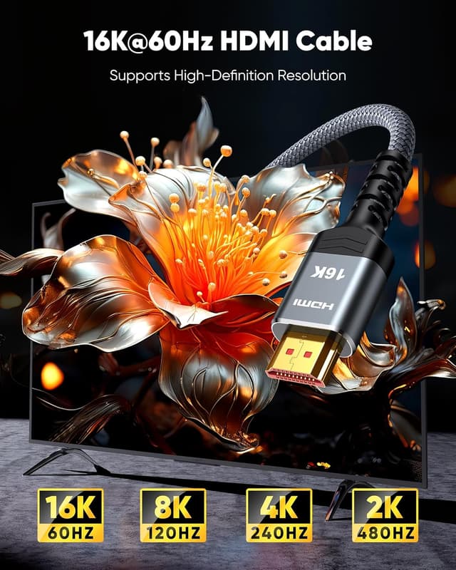 Detalle 2 de Snowkids HDMI cable 2m 16K 10K 8K