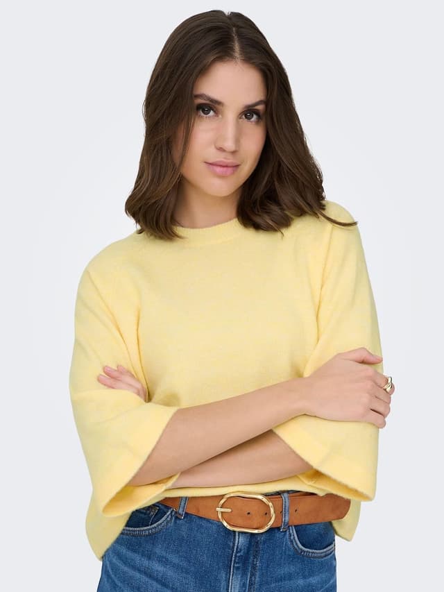 Thumbnail 6 de ONLY Damen Strickpullover ONLSIMONI – Longsleeve für informellen Komfort