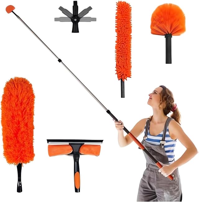 Detalle de Teleskop-Fensterreinigungsset 6 m Professionelles Set