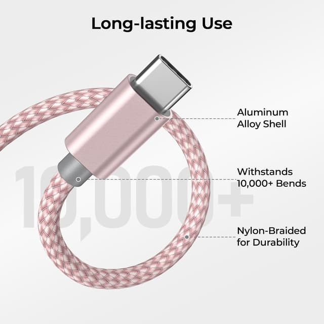 Detalle de USB-C Ladekabel 1 m 2er Set