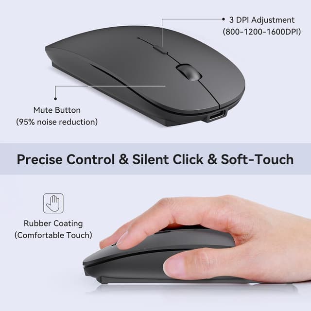 Thumbnail 4 de RaceGT Wireless Mouse USB C Dual‑Mode