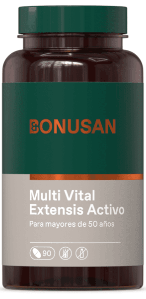 Detalle de Bonusan Multi Vital Extensis Activo +50 Años 90 comprimidos 💊