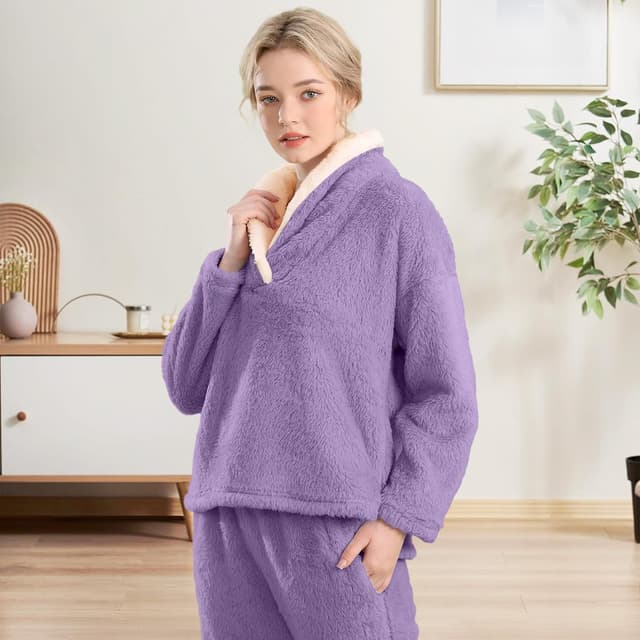 Thumbnail 5 de BOSECETA Fluffy Pajamas Set