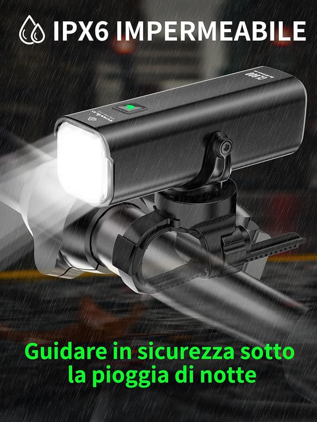 Detalle 2 de towild CL600 600 lumen Luci Bici frontale