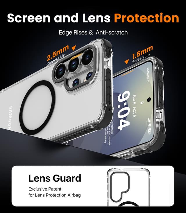 Thumbnail 5 de DeerLamn Strong Magnetic Case for Galaxy S26 Ultra