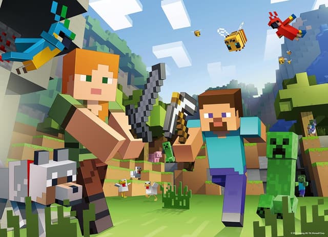 Detalle de Ravensburger Kinderpuzzle Biome erforschen 4x100 Teile