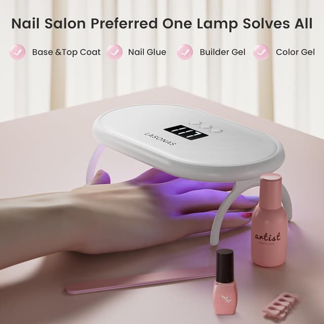 Detalle de LASONAS UV LED nail lamp 24W cure light