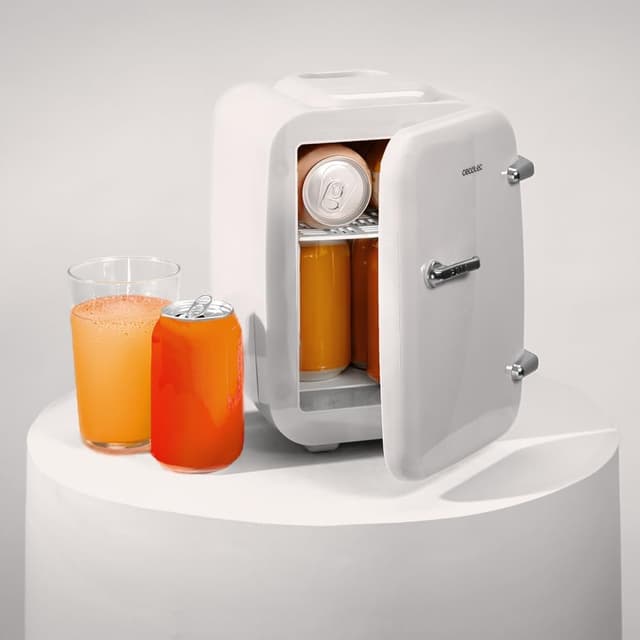 Detalle de Cecotec Bolero MiniCooling mini-réfrigérateur 4 L 12V/220V Habana White, refroidissement & chauffage