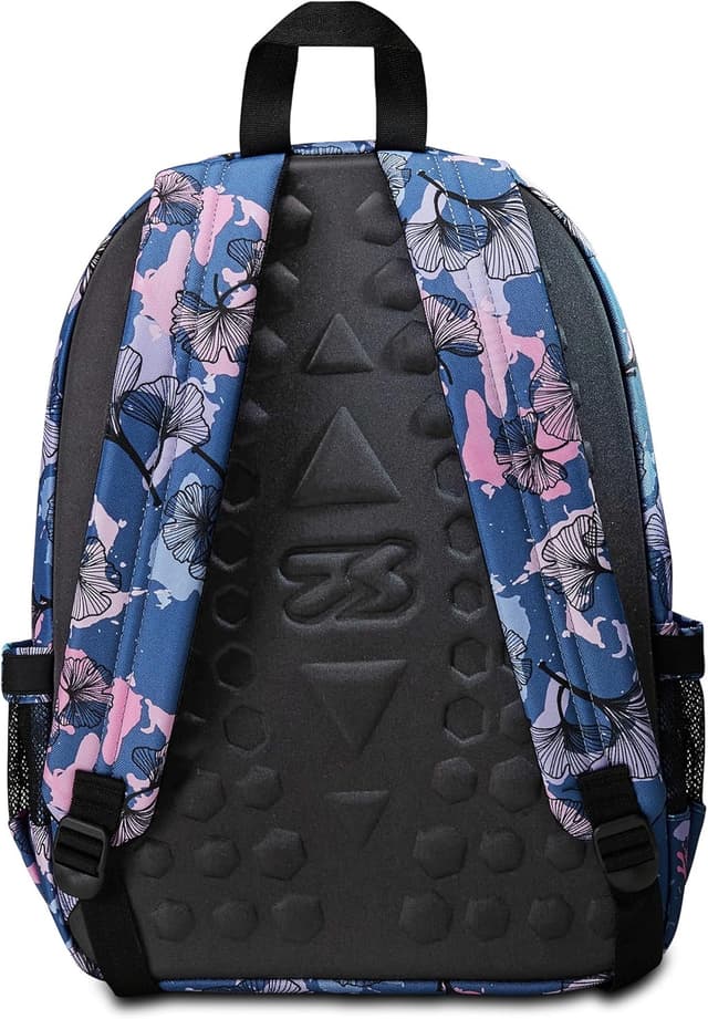 Detalle 2 de Seven Zaino Scuola Freethink Viola Blu con USB, doppio scomparto e supporto per PC/tablet