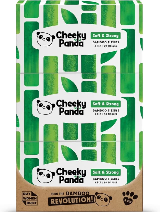 Detalle de The Cheeky Panda bamboo tissues 960
