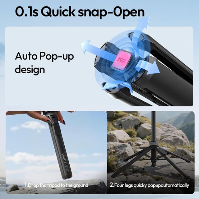 Detalle 2 de ULANZI MT85 magnetic tripod 59 inch